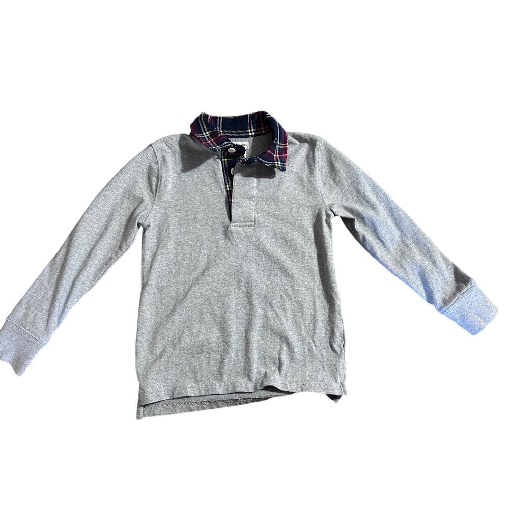 Crew Cuts Boys sz 6/7 Long Sleeve Polo
